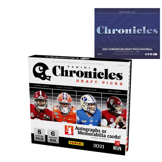 2021 Panini Chronicles Draft Picks Football Hobby 16-Box Case
