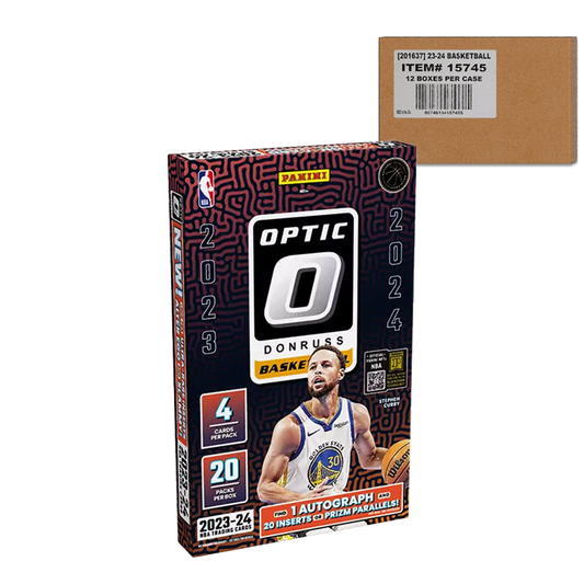 2023-24 Panini Donruss Optic Basketball Hobby 12-Box Case