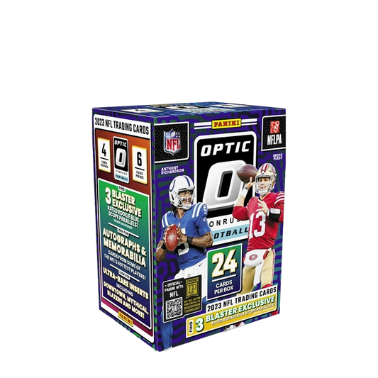 2023 Panini Donruss Optic Football Blaster Box (Blue Scope Parallels)