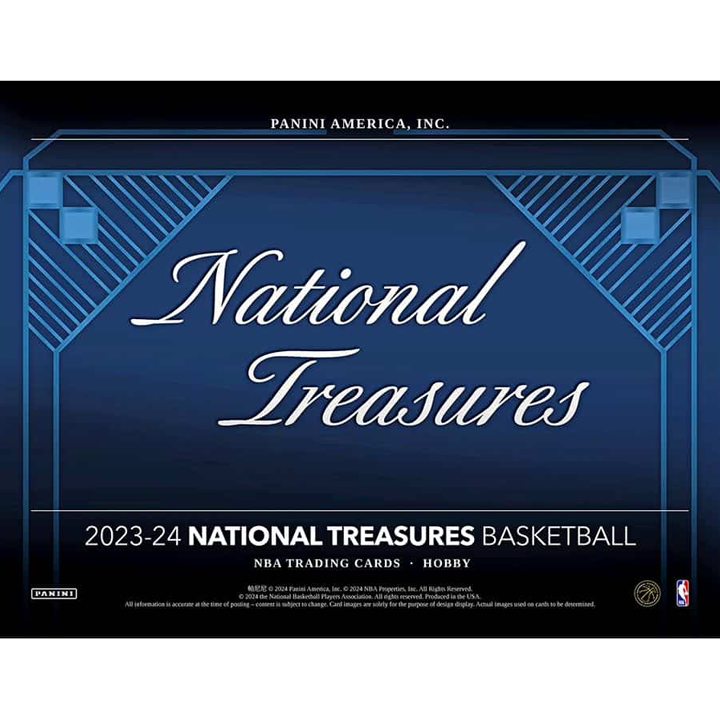 2023-24 Panini National Treasures Basketball Hobby 4-Box Case