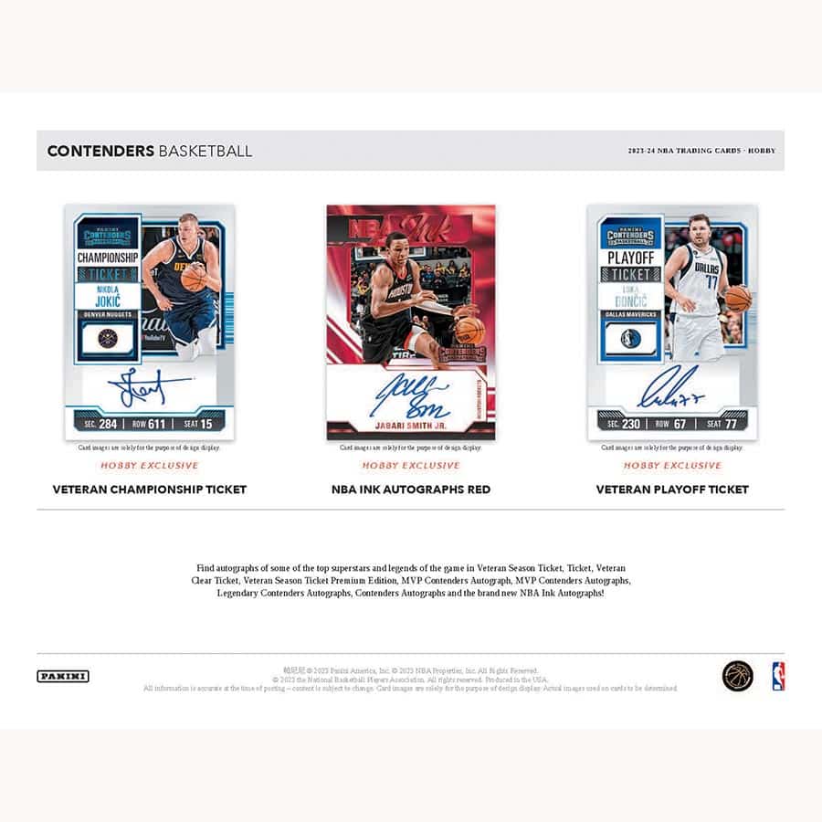 2023-24 Panini Contenders Basketball Hobby Box