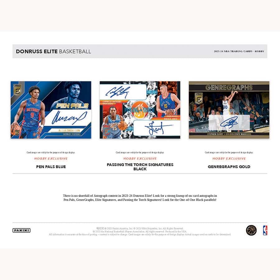 2023-24 Panini Donruss Elite Basketball Hobby Box