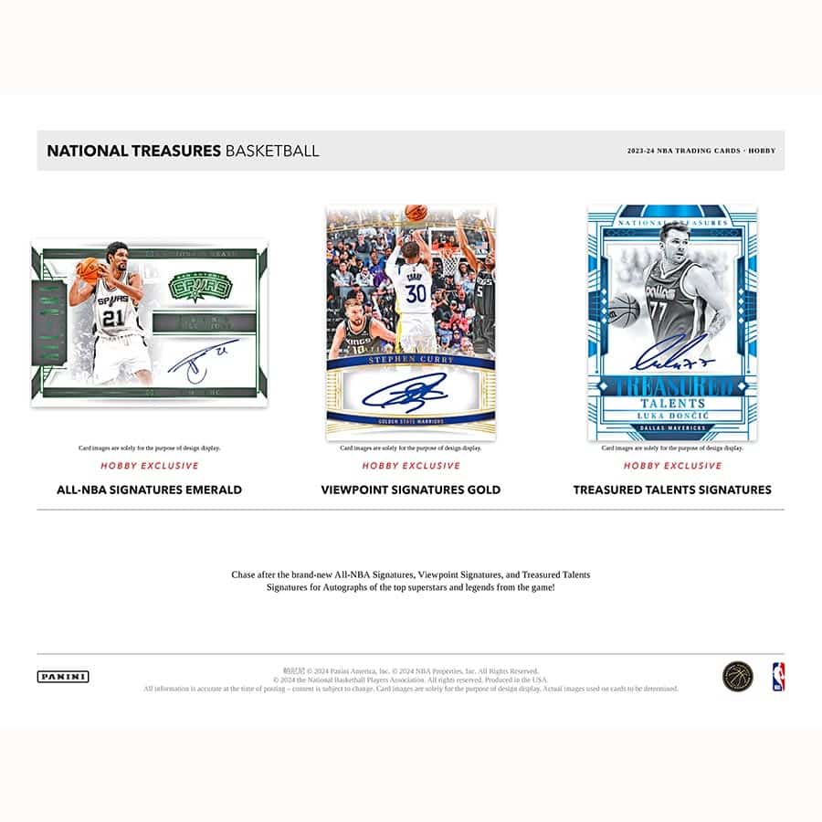 2023-24 Panini National Treasures Basketball Hobby 4-Box Case