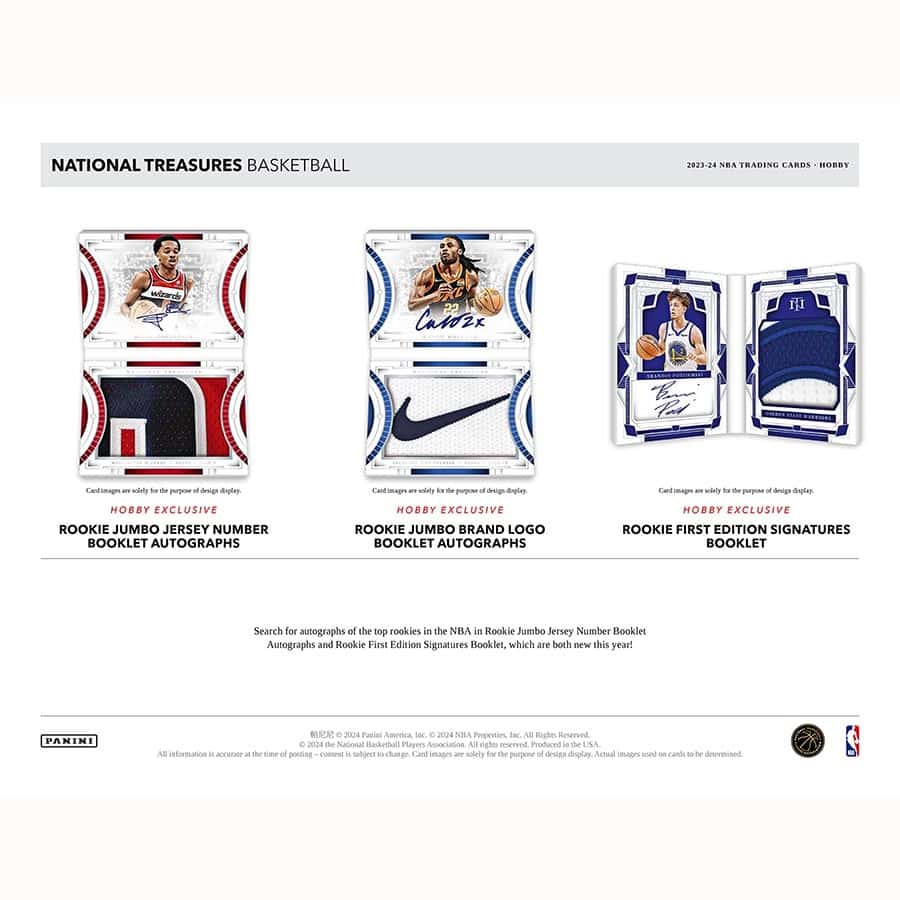 2023-24 Panini National Treasures Basketball Hobby 4-Box Case