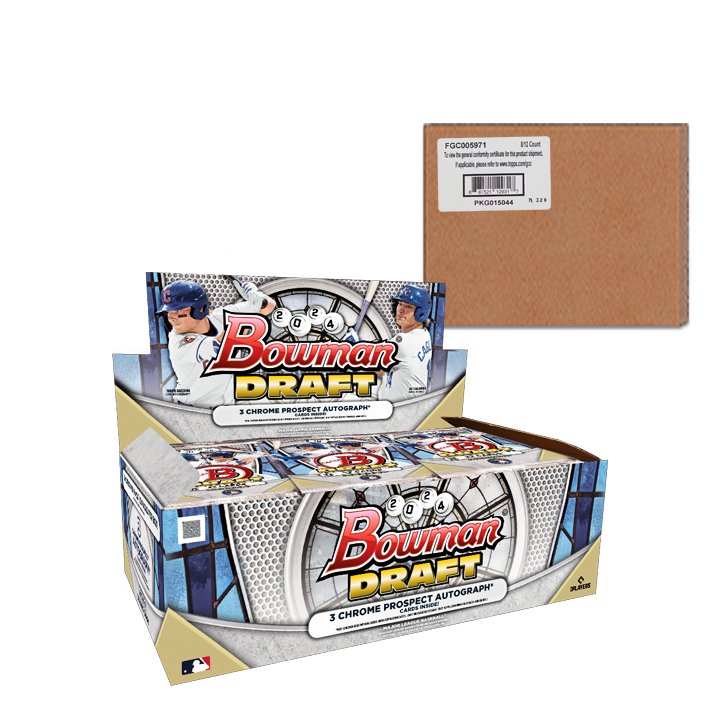 2024 Bowman Draft Baseball Jumbo Hobby 8-Box Case