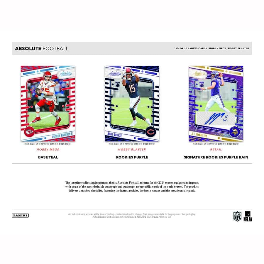 2024 Panini Absolute Football Hobby Mega Box