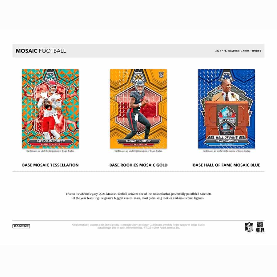 2024 Panini Mosaic Football Hobby 12-Box Case