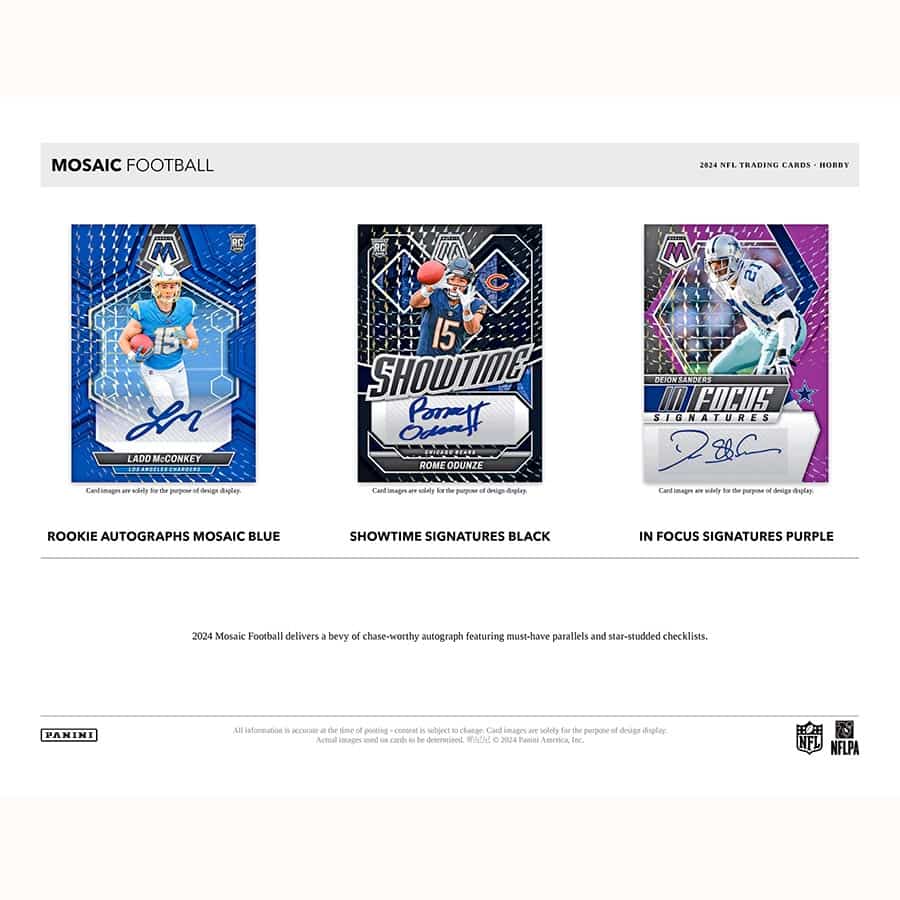 2024 Panini Mosaic Football Hobby 12-Box Case