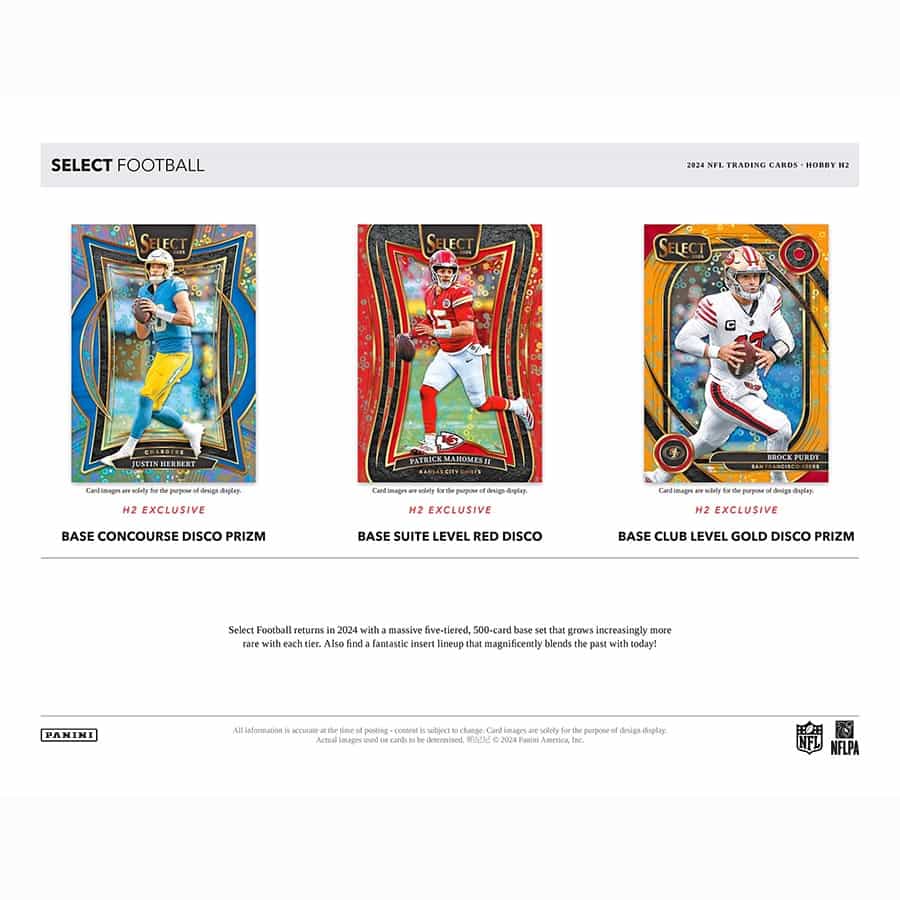 2024 Panini Select Football H2 Box