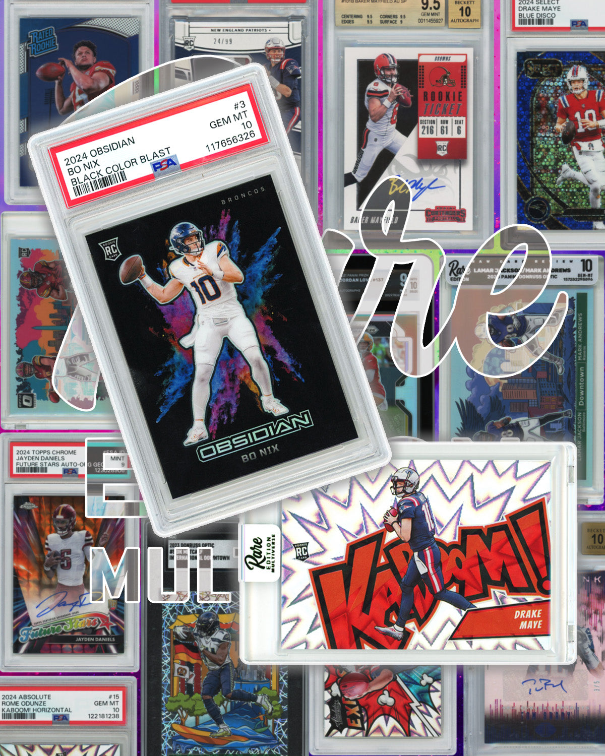 2025 Rare Edition Multiverse Football Series 2 12-Box Case