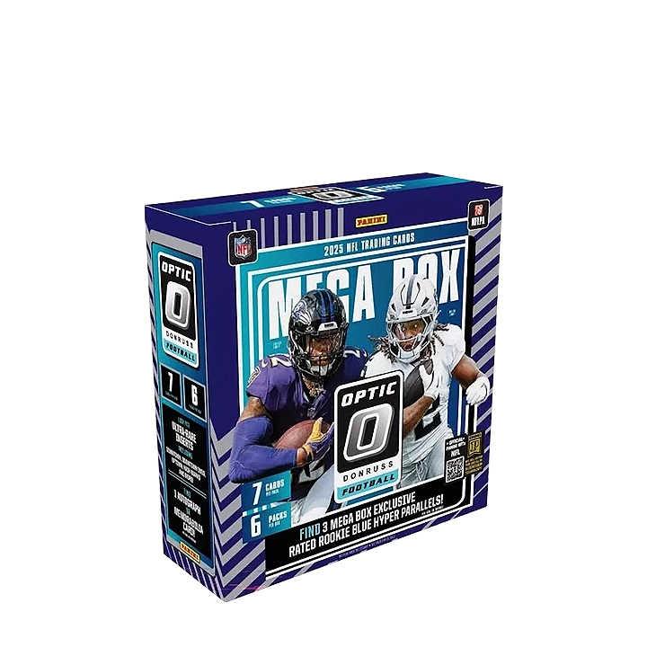 2025 Panini Donruss Optic Football Mega Box (Blue Hyper)