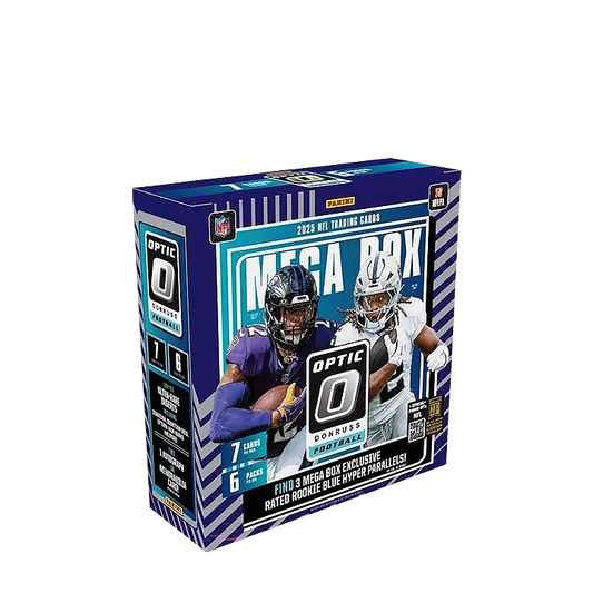 2025 Panini Donruss Optic Football Mega Box (Blue Hyper)
