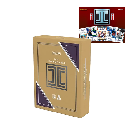 2025 Panini Impeccable Football Hobby 3-Box Case