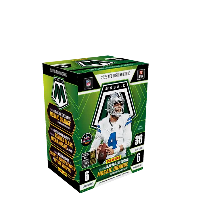 2025 Panini Mosaic Football Blaster Box (Orange Fluorescent)