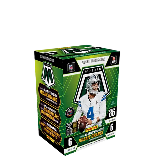 2025 Panini Mosaic Football Blaster Box (Orange Fluorescent)