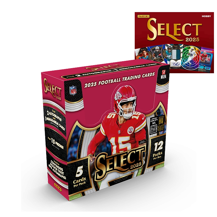 2025 Panini Select Football Hobby 12-Box Case