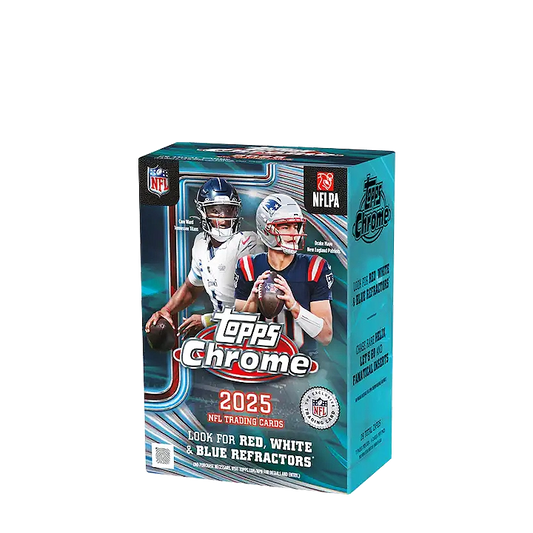 2025 Topps Chrome Football Blaster Box