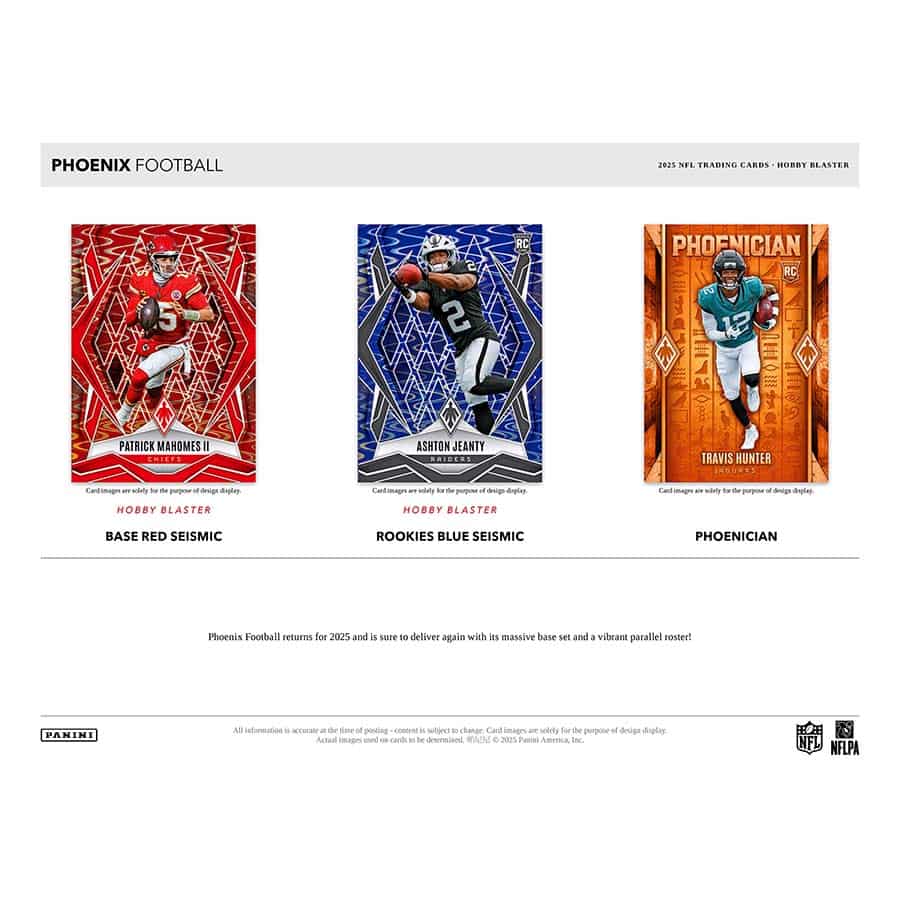 2025 Panini Phoenix Football Hobby Blaster Box