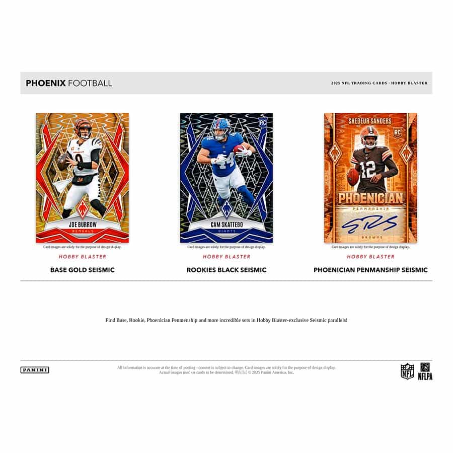 2025 Panini Phoenix Football Hobby Blaster Box