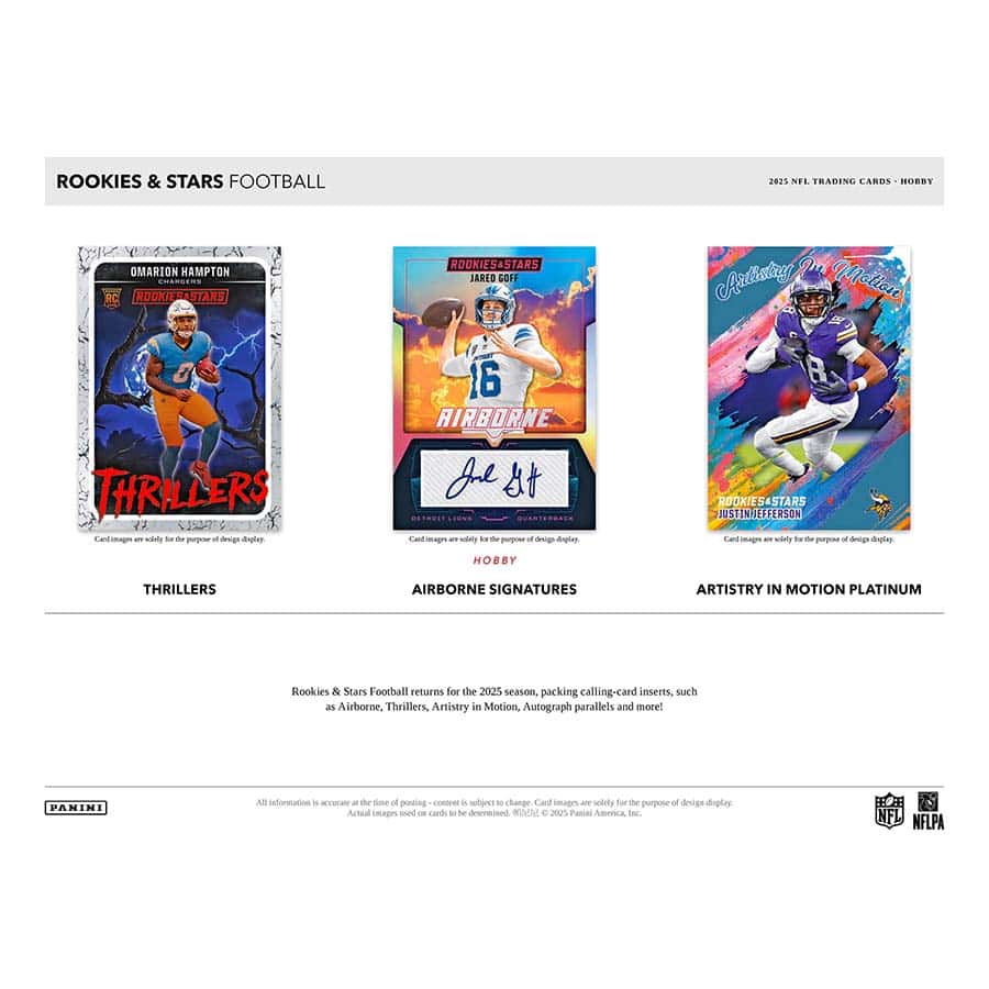 2025 Panini Rookies and Stars Football Hobby Box