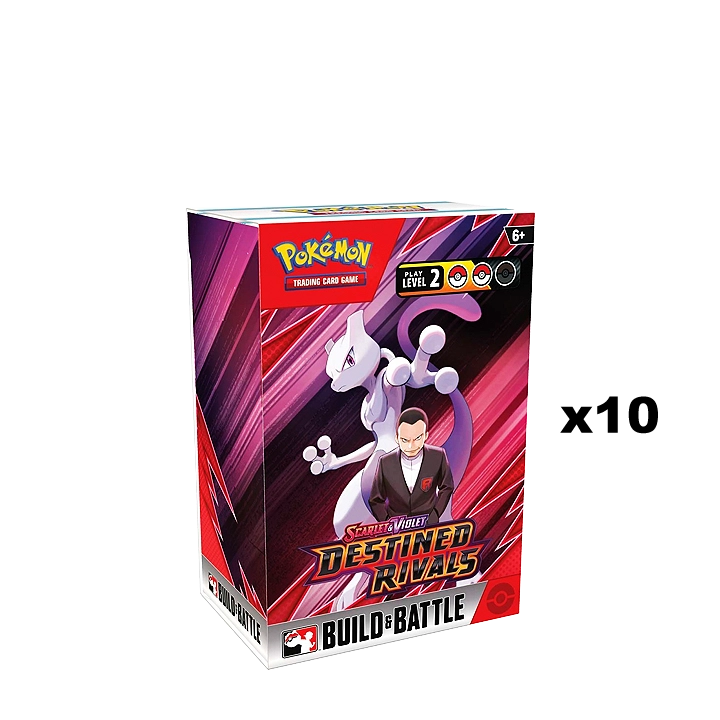 Pokemon Scarlet & Violet: Destined Rivals Build and Battle 10-Ct. Display