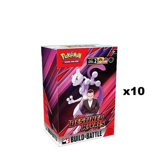 Pokemon Scarlet & Violet: Destined Rivals Build and Battle 10-Ct. Display