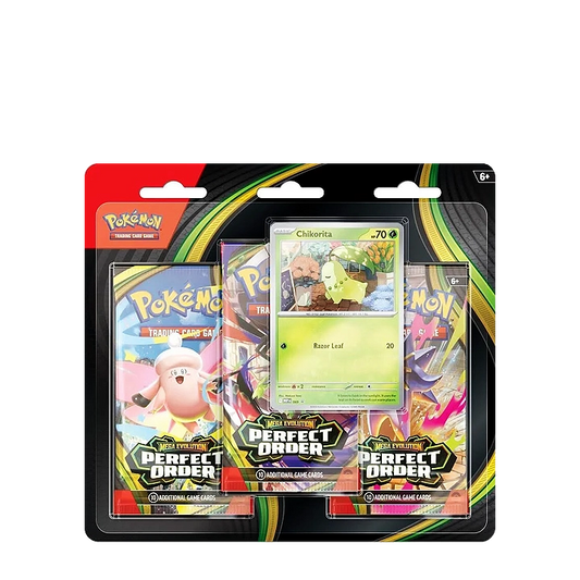 Pokemon Mega Evolution: Perfect Order 3-Pack Blister