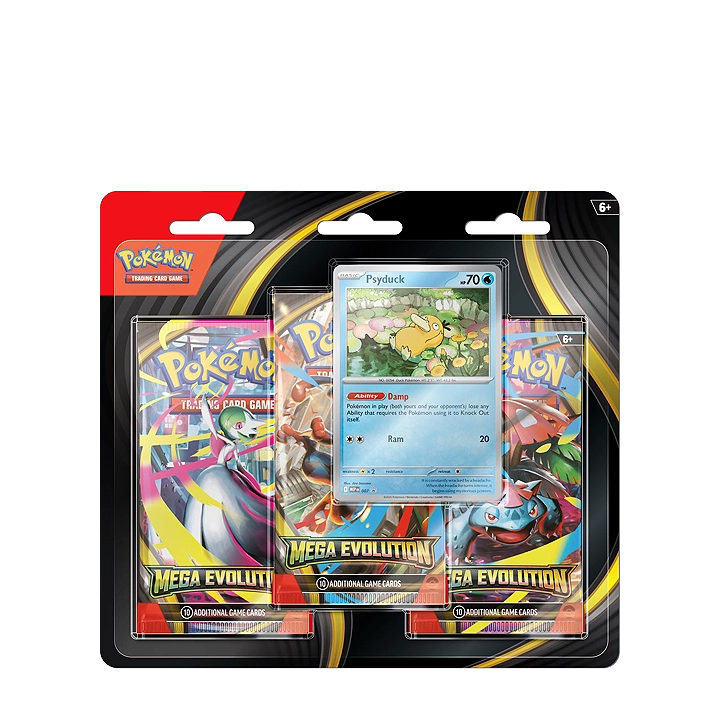 Pokemon Mega Evolution 3-Pack Blister