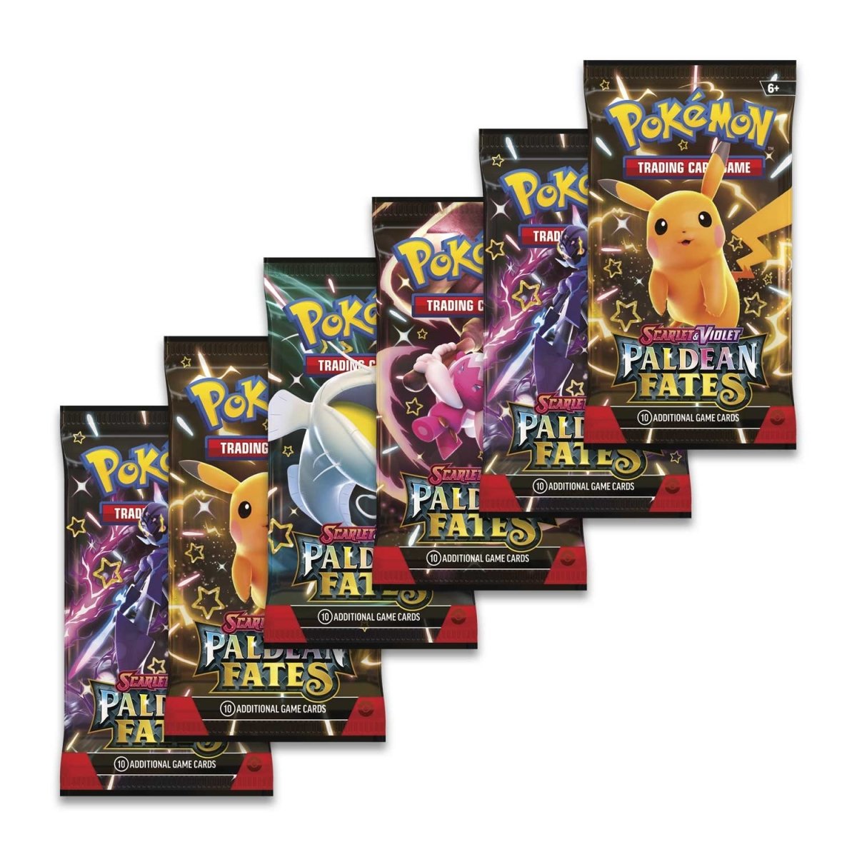 Pokemon Scarlet & Violet: Paldean Fates 6-Pack Booster Bundle